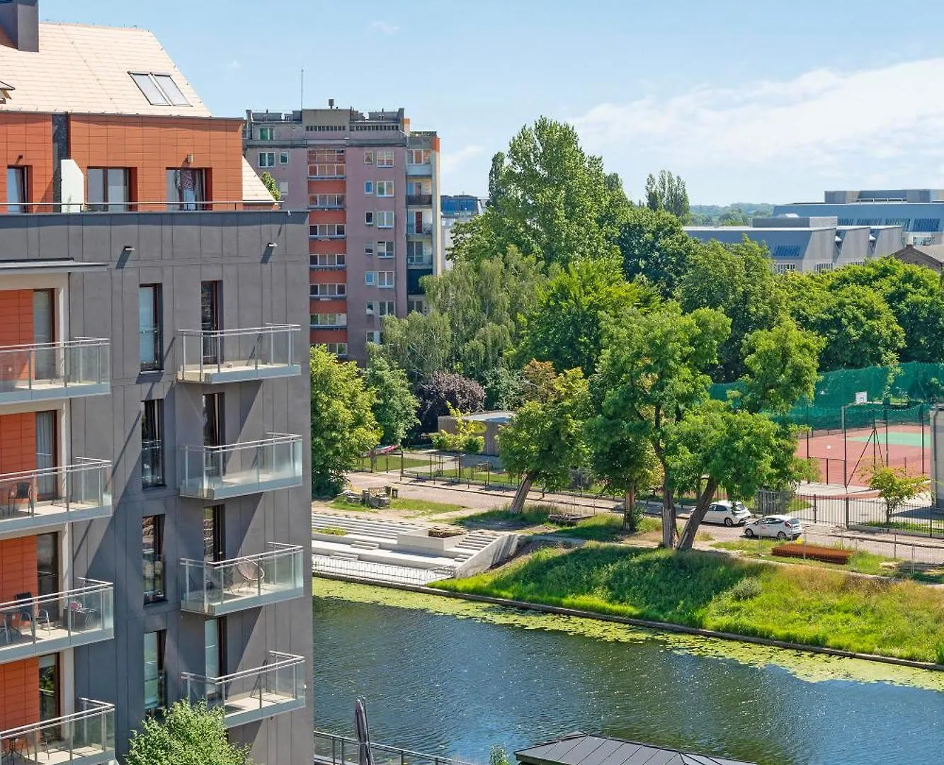 Downtown Apartments Aura - Riverside & Parking Gdańsk Polónia